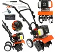 Produktbild: BENZIN BODENFRÄSE GARTENHACKE KULTIVATOR MOTORHACKE GARTENFRÄSE BODENHACKE 30CM