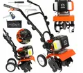 Produktbild: BENZIN BODENFRÄSE GARTENHACKE KULTIVATOR MOTORHACKE GARTENFRÄSE BODENHACKE 30CM