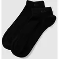 Produktbild: BOSS Sneakersocken mit Label-Print im 2er-Pack in Black, Größe 39/42