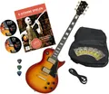 Produktbild: E-Gitarre Elektrische Gitarre Orange Zubehör Gigbag Tasche Plektren CD DVD Set