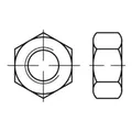 Produktbild: Sechskantmutter ISO 4032 M 4 x 0,7 Messing blank, 100 Stück