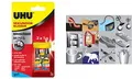 Produktbild: UHU Sekundenkleber blitzschnell MINIS GEL, 3 Tuben à 1 g, Sie erhalten 1 Packung, Packungsinhalt: 3 Stück