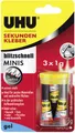 Produktbild: UHU blitzschnell MINIS gel Sekundenkleber 45370 3g