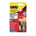 Produktbild: 10 Stk. Uhu Sekundenkleber blitzschnell SUPERGEL 3x 1g farblos Tube 45370