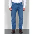 Produktbild: ADAM JEANS Straight-Jeans Herren Jeans Straight Hose Stretch Regular Fit Jeanshose Comfort Fit Straight Jeans Herren Hose normale Leibhöhe Jeans Gerade Schnitt blau W30