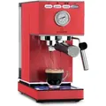 Produktbild: Klarstein - Pausa Espressomaker, Siebträger Mit 1350 Watt, Espressomaschine 9 Bar Druck, Espresso Siebträger Mit Wassertank: 1,4 Liter Edelstahl ,rot