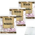 Produktbild: Nick Marshmallows 3er Pack (3x200g Packung) + usy Block
