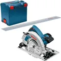Produktbild: Bosch Handkreissäge GKS 85 G Professional,blau, 2.200 Watt, L-BOXX, Führungsschiene FSN 1400