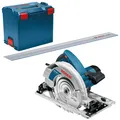 Produktbild: Bosch Handkreissäge GKS 85 G 2200 Watt inkl. L-Boxx + Führungsschiene FSN 1400