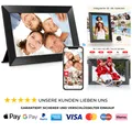 Produktbild: Digitalbilderrahmen WiFi 10,1 Zoll 1280x800 Touchscreen