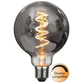 Produktbild: Star Trading LED Spiral Filament G95 Globe 4W E27 Rauchglas 90lm extra warmweiß 2100K DIMMBAR