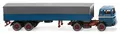 Produktbild: WIKING, MERCEDES 4x2 mit 2-Achs-Anhänger, 1/87, WIK051405