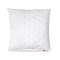 Produktbild: Medicate Mikrofaser Allergiker Kopfkissen 80x80 cm - Allergiker Kissen mit Kugel-Hohlfasern Kissenfüllung - Kissen 80x80 - Waschbar bis 95 Grad Made in Germany