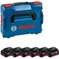 Produktbild: Bosch Professional - Bosch Akku Multiset 6x Gba Akkupack 18v 4,0ah Ohne Lader In L-boxx 136
