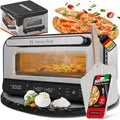 Produktbild: Heidenfeld Pizzaofen | 1850 Watt bis 450°C - Backofen inkl. Pizzastein & Pizzaschieber - Pizzaofen elektrisch - Pizza Ofen - Elektrischer Pizzabackofen - Pizza Maker - Pizzamaker - Steinofen