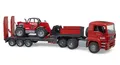 Produktbild: Bruder MAN TGA LKW Tieflader und MLT 633