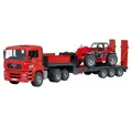 Produktbild: Bruder® Spielzeug-LKW bruder MAN TGA Tieflader mit Manitou Teleskoplader MLT 633