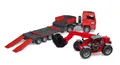 Produktbild: Bruder Spielzeug LKW 02774 MAN Tieflader Manitou Teleskoplader Lastwagen Bagger