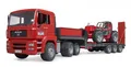 Produktbild: BRUDER - MAN TGA 6x4 mit Geräteträger und Teleskop MANITOU MLT 633 - 1/16 - B...