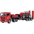 Produktbild: bruder MAN TGA LKW Tieflader Manitou Teleskoplader Modellbau Auto Modellbauauto