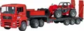 Produktbild: Bruder 02774 MAN TGA LKW mit Tieflader und Manitou Teleskoplader
