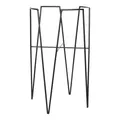 Produktbild: Mica Decorations Blom Pflanzenständer - L30 x B30 x H50 cm - Metall - Schwarz