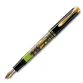 Produktbild: Pelikan Füllhalter Toledo 700, Schwarz, Feder F (fein), hochwertiger Kolbenfüller im Geschenk-Etui, 927814