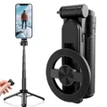 Produktbild: 4 In 1 Multifunktions Selfie Stick Mit 360° Drehung, Magnetischer Selfie Stick, Mini-Kamerastativ mit Kabelloser Fernbedienung, Handyhalterung Für iPhoneAndroid Zuhause, Reisen, Videoaufnahme