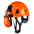 Produktbild: Mustbau Sicherheitshelm-Set, EN397 Schutzhelm mit Ohr- und Gesichtsschutz
