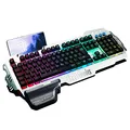 Produktbild: RedThunder K900 Halbmechanisch Gaming Tastatur [Version 2024], QWERTZ Deutsch Layout, RGB Beleuchtete, Ganzmetallpaneel, 26 Tasten Anti-Ghosting, Für PC/Laptop/Xbox One Gamer