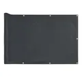Produktbild: vidaXL Gartenzaun Balkon-Sichtschutz Anthrazit 400x75 cm PVC, (1-St)