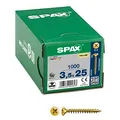 Produktbild: SPAX Universalschrauben Z2 Senkkopf YELLOX 1081020350255 3,5 mm x 25 mm, 1.000 St.