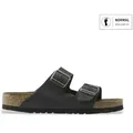 Produktbild: Birkenstock für Herren. 752481 Leder-Sandalen Arizona (Regular Fit) schwarz (41), Wohnung, Keine, Lässig