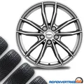Produktbild: 4x Alu Ganzjahresreifen Kompletträder für VW Golf 7 V. Reifen 225/45R17 Michelin