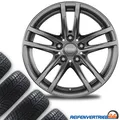 Produktbild: 4x Alu Ganzjahresreifen Kompletträder für Seat Altea Reifen 225/45R17 Michelin