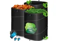 Produktbild: KESSER Gartensack, 73 l, (3-tlg), Pop-Up-Gartensack Laubsack Gartenabfallsack inkl. Handschuhe