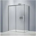 Produktbild: Bernstein Eckdusche DX906 FLEX 140x90cm, BxT: 140x90 cm, Schiebetür 140 cm, Seitenwand 90 cm, Chrom, Soft-Close 140 cm x 195 cm x 90 cm
