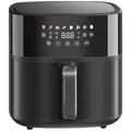 Produktbild: HOMCOM Heißluftfritteuse 8L Airfryer mit 8 Voreinstellungen, 60 Min Timer, 360° Heißluftzirkulation, 1700W Fritteuse ohne Öl, mit Überhitzungsschutz, LED-Touch-Display, Schwarz