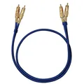 Produktbild: NF Audio-Cinchkabel Oehlbach NF 1 Master blau Länge 0,5 m Phono CD Cinch Kabel