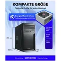 Produktbild: Hyper Byte Ultra AMD - Office PC - DDR4 (1000 GB, 16 GB), PC, Schwarz