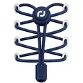 Produktbild: RJ-Sport Elastische Schnürsenkel mit Schnellverschluss - Schnellschnürsystem für Einzigartigen Komfort und Starken Halt (Navy Blau)