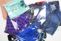 Produktbild: 100 Polybeutel mit Klebeverschluß 380 x 500 + 50 mm Textilverpackung, recycelbar