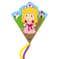 Produktbild: CIM Kinder-Drachen Eddy-S PRINCESS 50x56cm Einleiner-Flugdrachen Drachenschnur