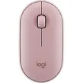 Produktbild: Logitech M350 PEBBLE Wireless Maus Rosa - Rosa