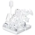 Produktbild: Termichy Trockengestell für Unterwegs,Trockenständer Babyflaschen, Abtropfgestell für Babyflaschen, Flaschen, GrauSaugern,BPA-frei(Weiß&Reisen)