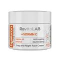 Produktbild: RevitaLAB Hyaluron Anti-Ageing Tages- und Nachtcreme, angereichert mit den Vitaminen C, Jojoba-Öl und UV-Filtern, für Alter zwischen 40 und 55, 50 ml