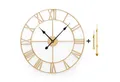 Produktbild: Yorbay Wanduhr Große XL aus Metall,Wohnzimmeruhr mit Romischer Ziffern Vintage (Wanduhr 40 cm für Wohnzimmer, Schlafzimmer, Küche, Restaurants)