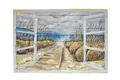 Produktbild: 3D Metallbild Meerblick 120 x 80 cm, Holz / Stahlblech
