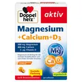 Produktbild: Queisser Pharma GmbH & Co. KG DOPPELHERZ Magnesium+Calcium+D3 Brausetabletten 6X15 St 19068880