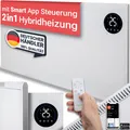 Produktbild: Heidenfeld Infrarotheizung HF-HP150 Hybrid Konvektor Heizung App Steuerung 1000W